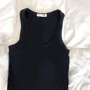 Plain black rag & bone tank top